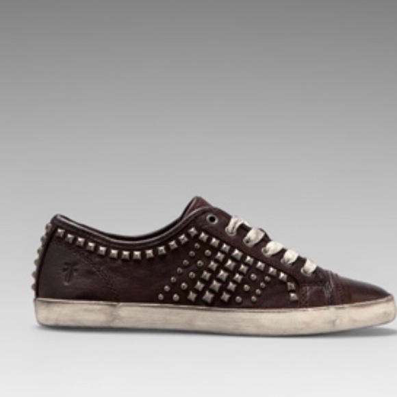 frye studded sneakers